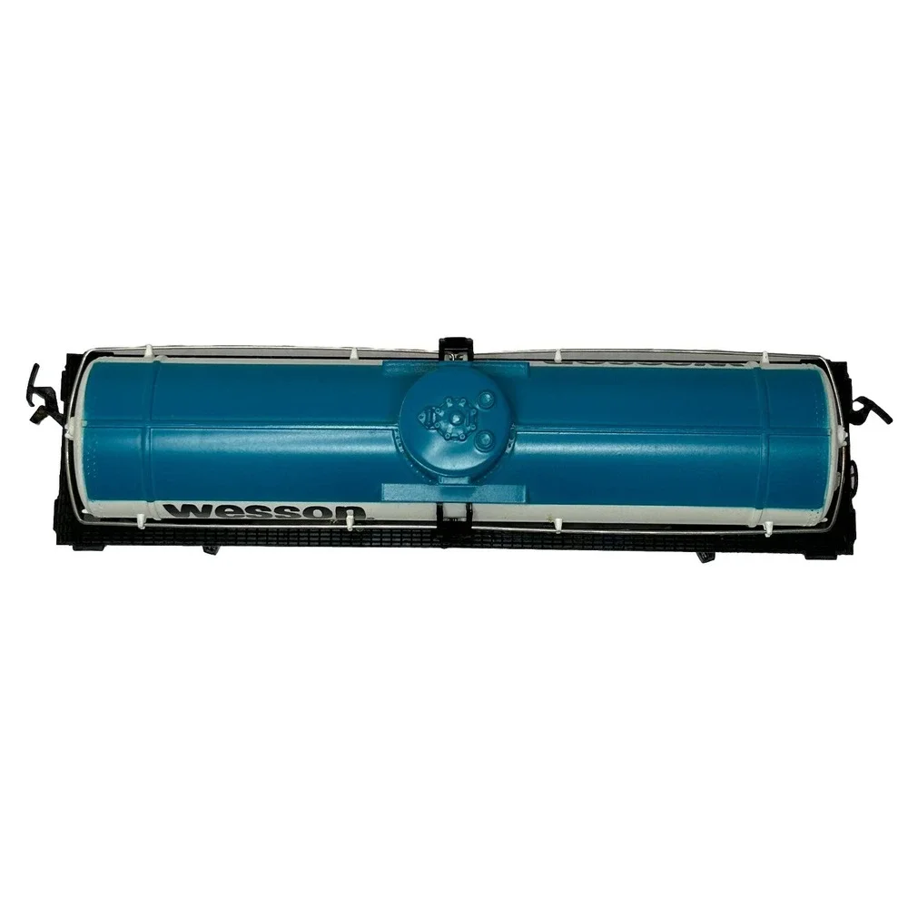 TYCO HO Scale Wesson Pure Vegetable Oil Tank Car GA 9876‎ Blue Green With Box